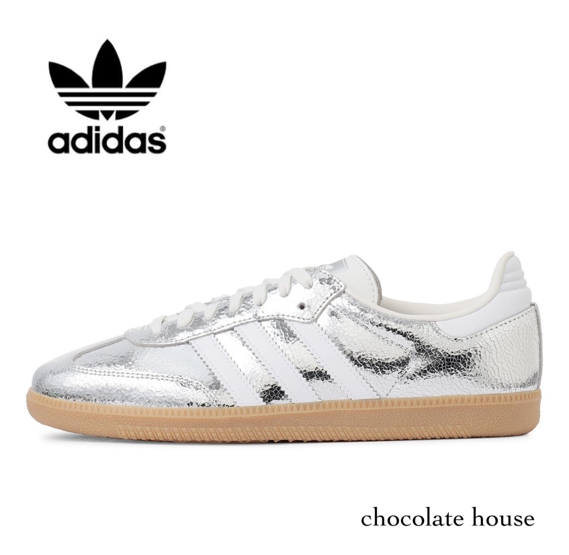 ◆adidas◆SAMBA OG W サンバ OG W JR0035 SILV/FTWR/CORE