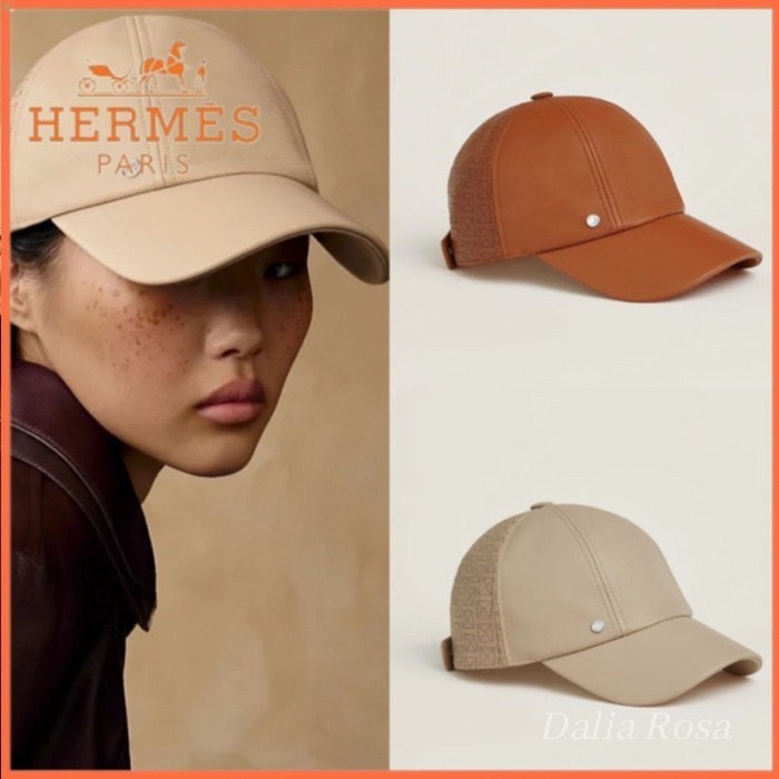 気品漂う♡光沢映える【HERMES】Serena Medorキャップ