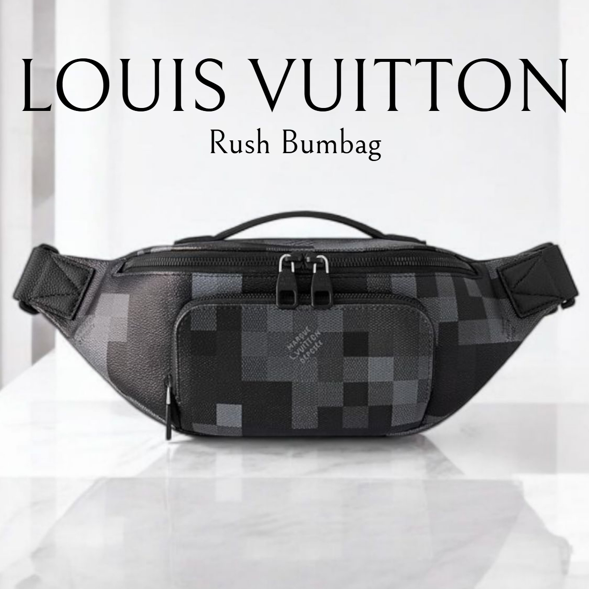 新作メンズ*LV*Rush Bumbag ダモフラージュ バムバッグ M14920