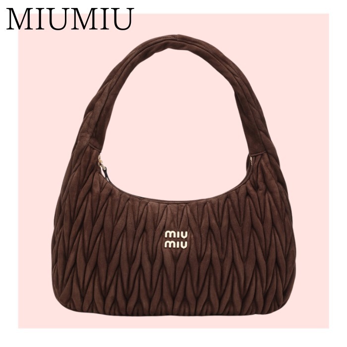 関税込★VIP価格【MIUMIU】ワンダー マテラッセスエード バッグ