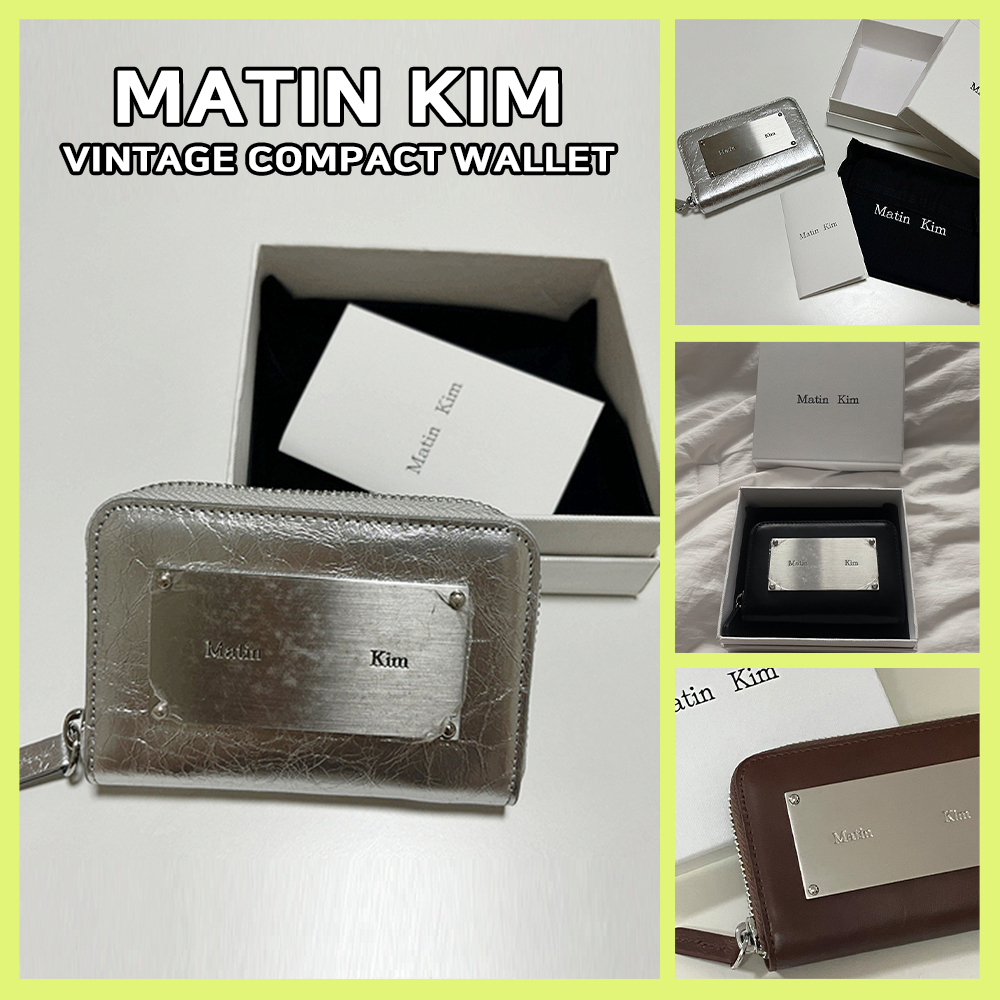 大人気【MATIN KIM】 VINTAGE COMPACT WALLET ●送料・関税込●