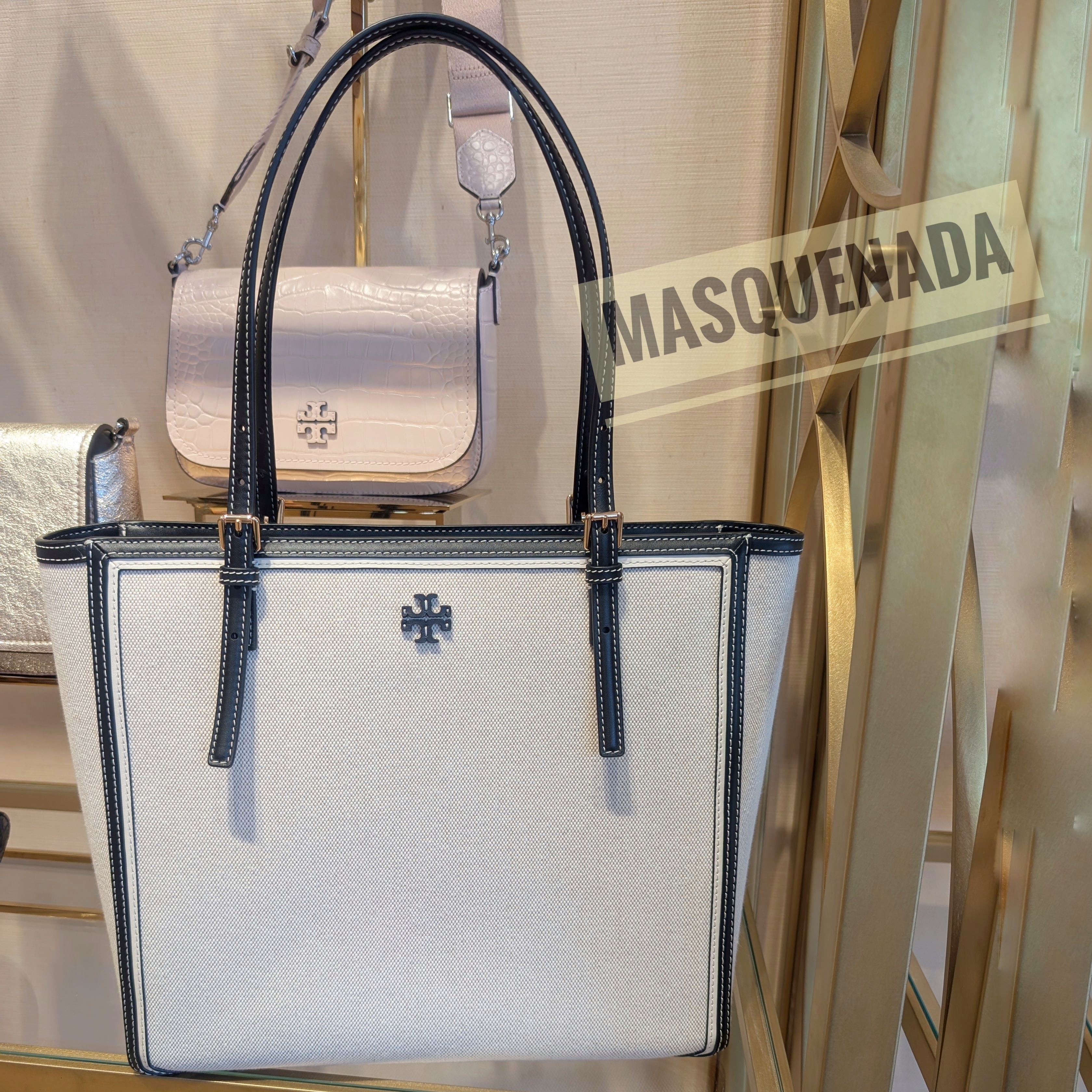 セール!国内発送☆Tory Burch 人気 EMERSON CANVAS TOTE