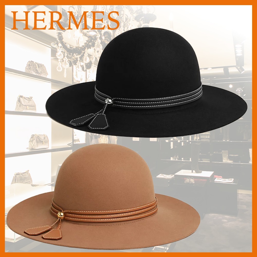 【ラグジュアリーに決まる☆】Hermes Betty Ex-Libris ハット