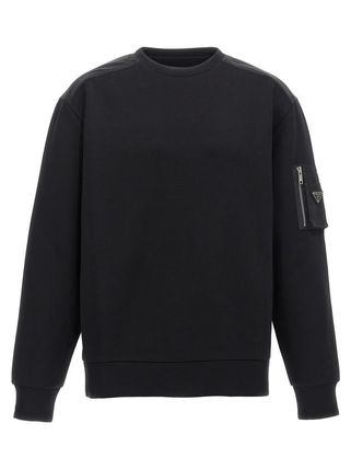 ブラック（黒）系 PRADA(プラダ) スウェット・トレーナー(メンズ