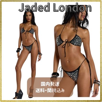 【JADED LONDON】ジュレマ ビーズビキニ 水着 上下セット 送関込 M JADED LONDON(ジェイデッドロンドン) ビキニ(レディース