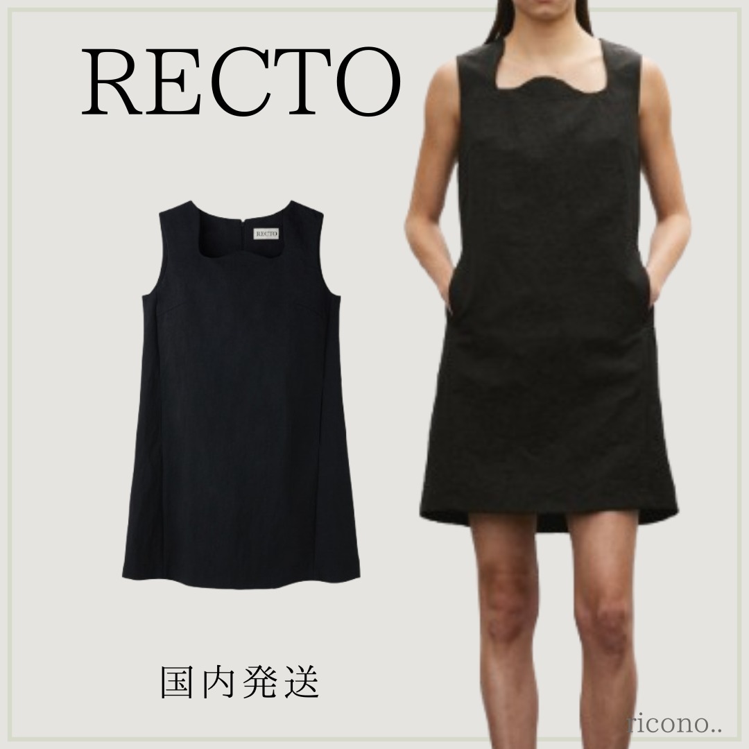 関税込/国内発送【RECTO】RC SIGNATURE ナイロン ドレス