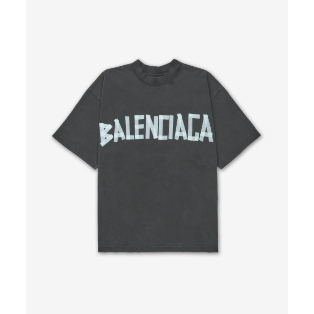 ■BALENCIAGA■ New Tape Type Medium Fit Short Sleeve T-Shirt
