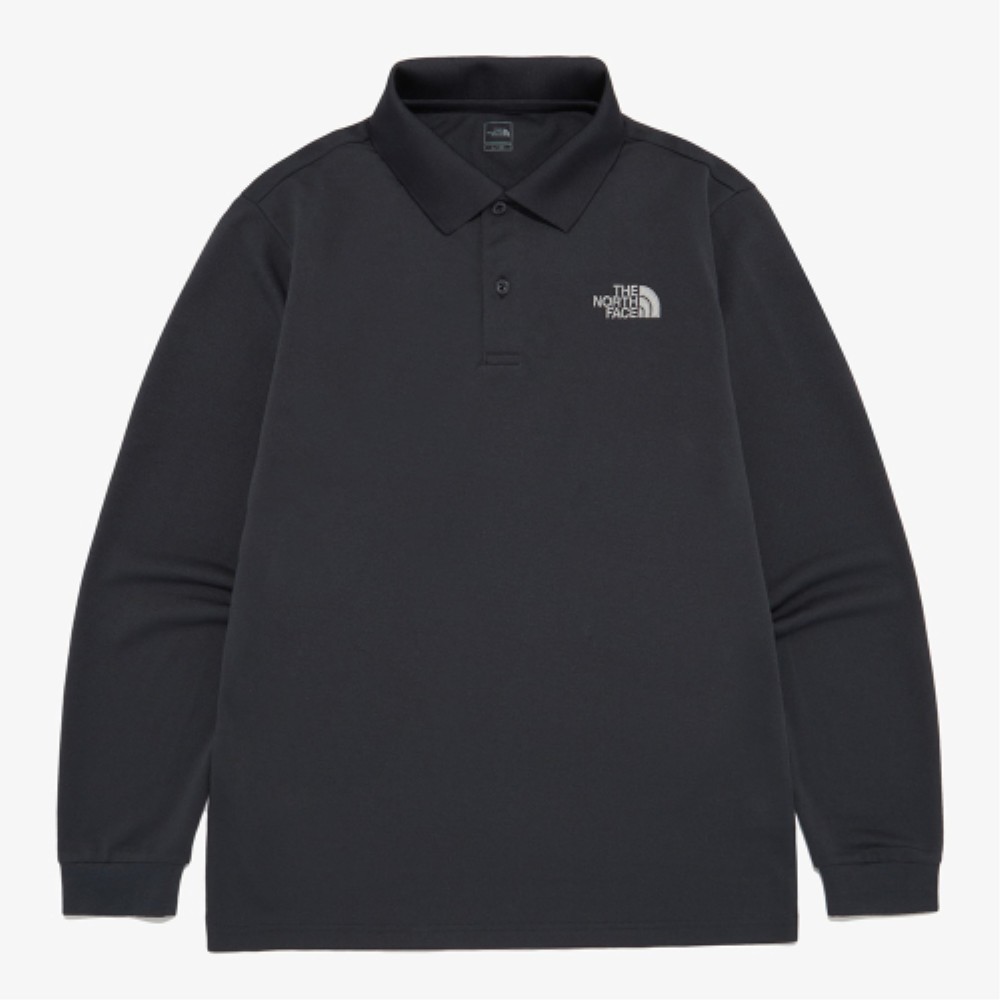 ■THE NORTH FACE■ Men's CMX Prime Long Sleeve Polo CHARCOAL