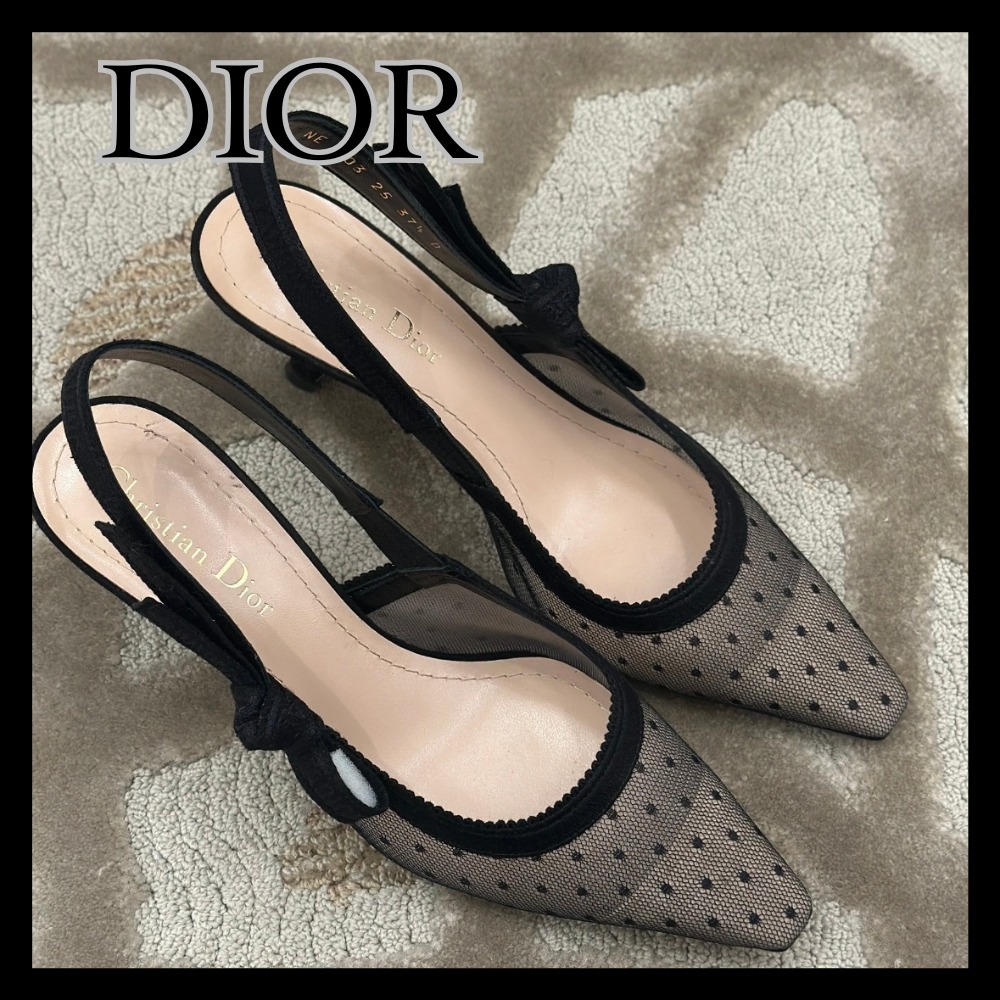 【視線を集める一足♪】Dior J'Adior スリングバックパンプス