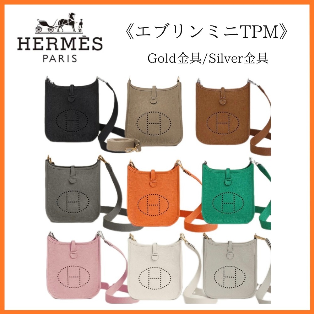 HERMES エルメス エブリン Evelyne TPM 16 ゴールド シルバー