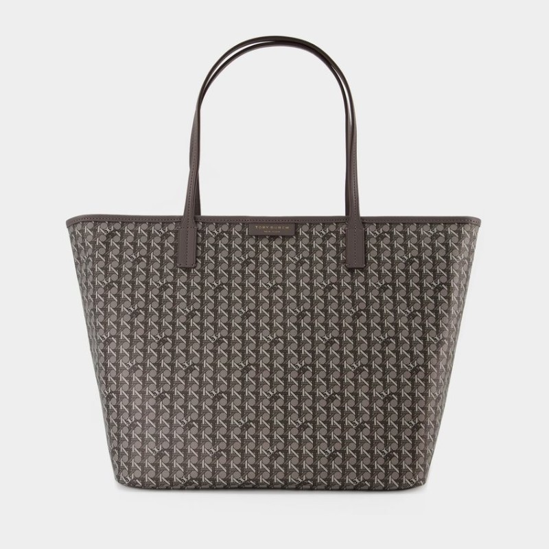 トートバッグ Tory Burch Zip Tote Hobo Bag - Tory Burch - Grey - Canva