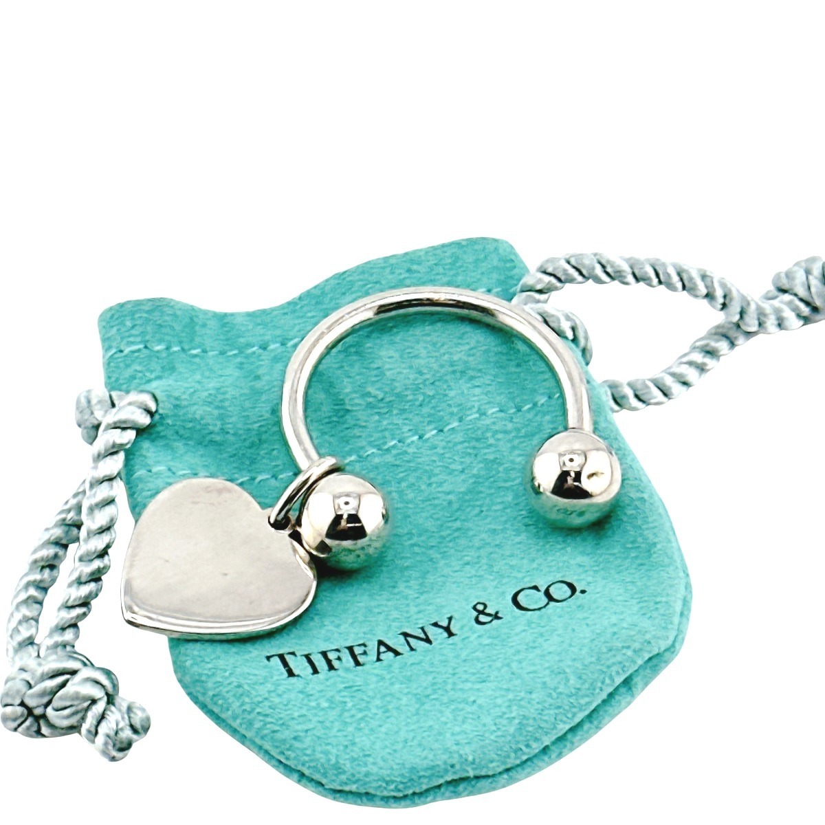 TIFFANY&Co. ラウンド タグ キーホルダー