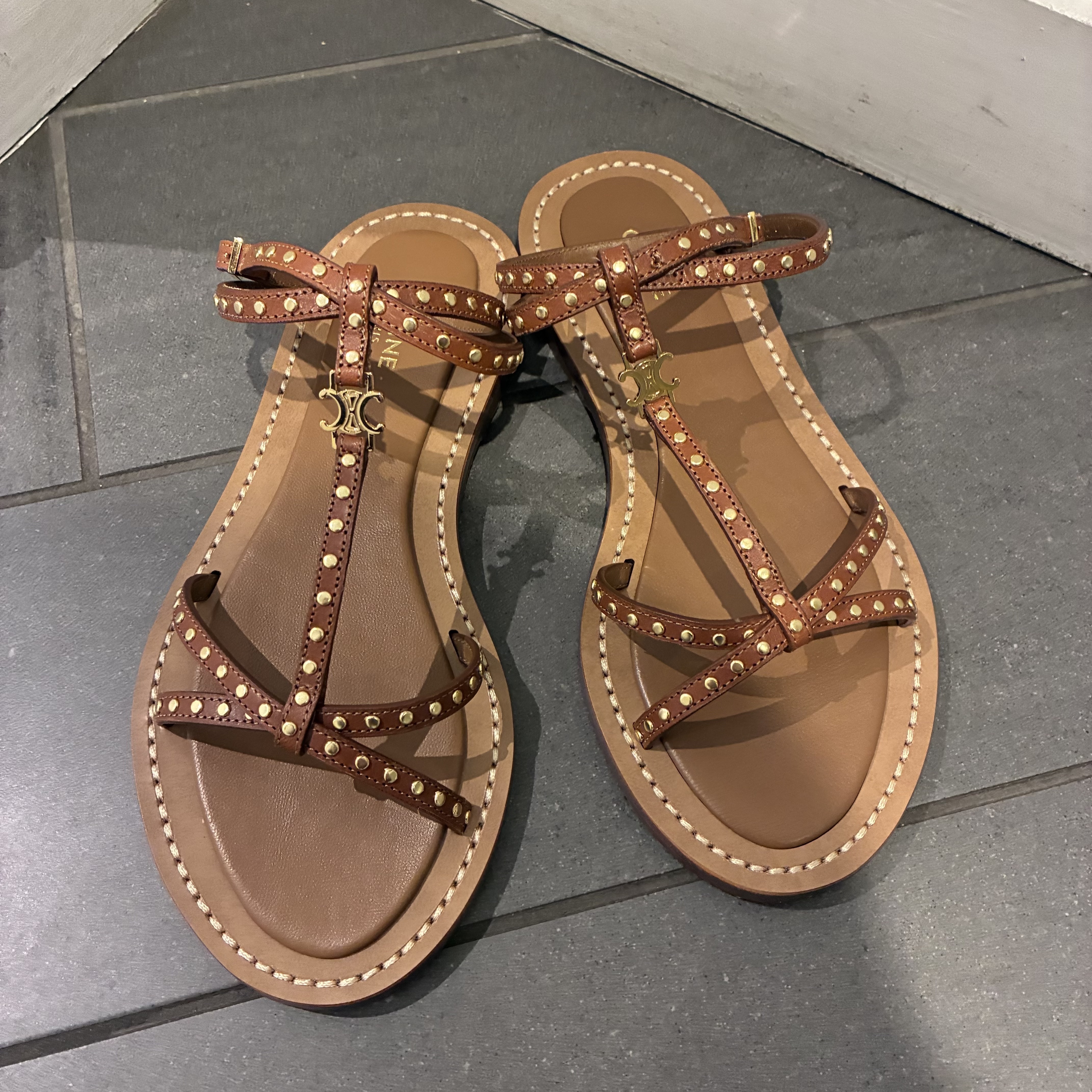 【VIPセール】CELINE（セリーヌ）SANDAL 15 トリオンフ サンダル