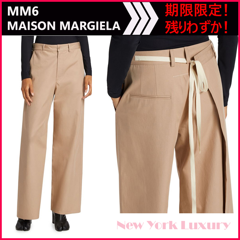 MM6 Maison Margiela★素敵！Cotton Gabardine Wide-Leg Pants