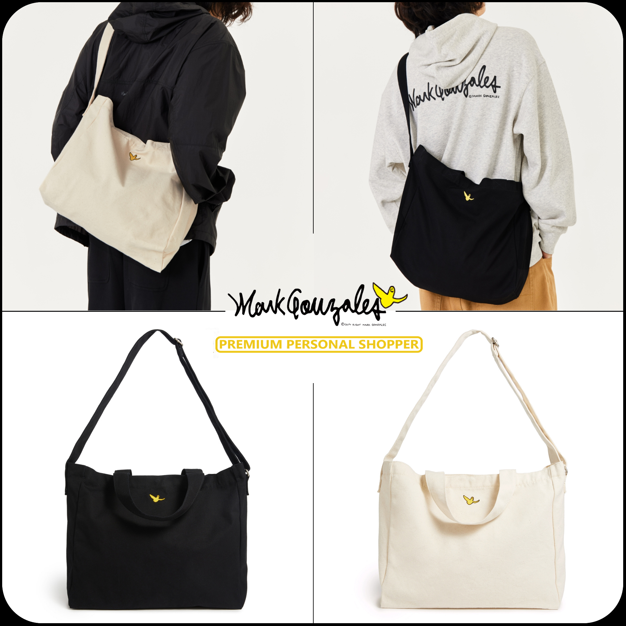 [MARK GONZALES]★25SS★韓国人気★CANVAS 2WAY CROSS BAG