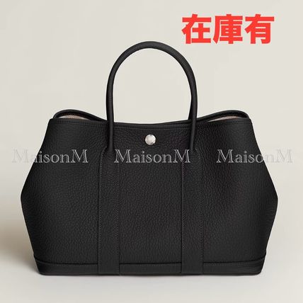 希少☆ HERMES ガーデンパーティー 30 黒 楽天市場】エルメス ガーデンパーティ TPM 30 トートバッグ