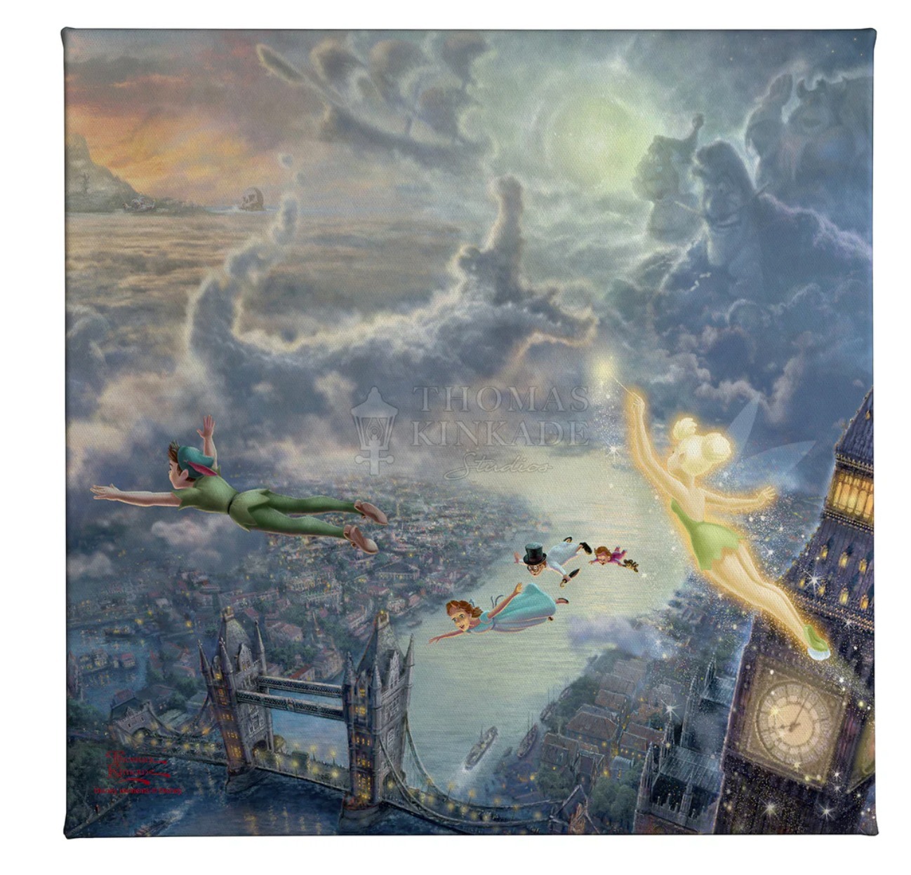 【Thomas Kinkade】ピーターパン You Can Fly アートキャンバス