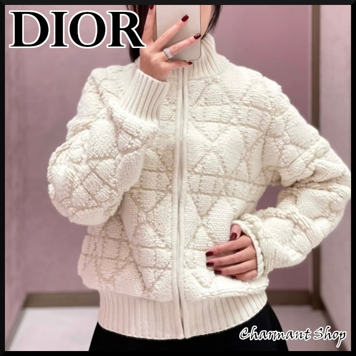 【DIOR】☆おしゃれで可愛い☆ジップカーディガン