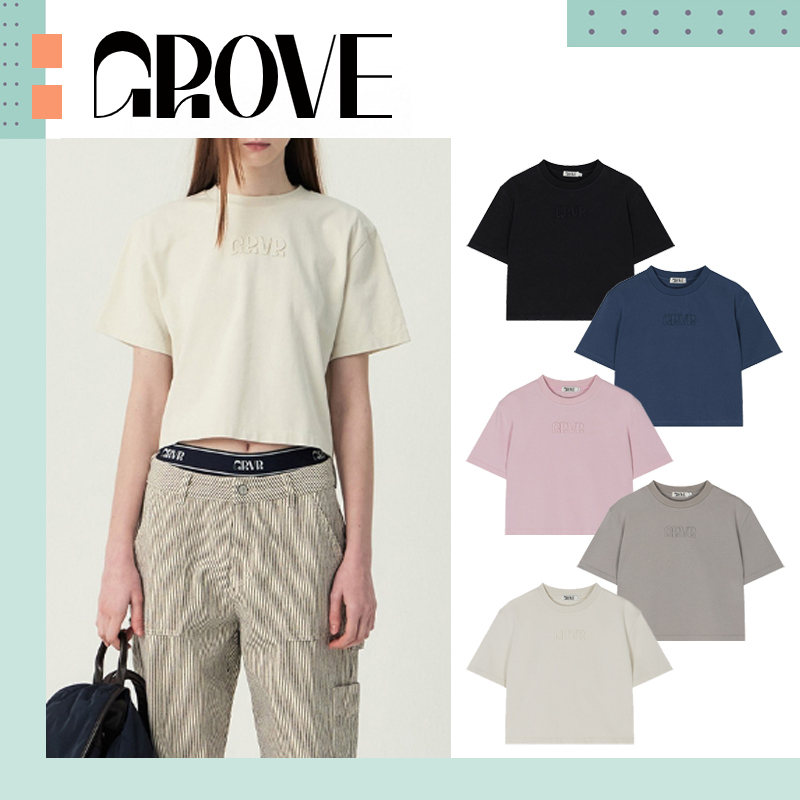 GROVE ♥ GRVR APPLIQUE T-SHIRT /追跡付