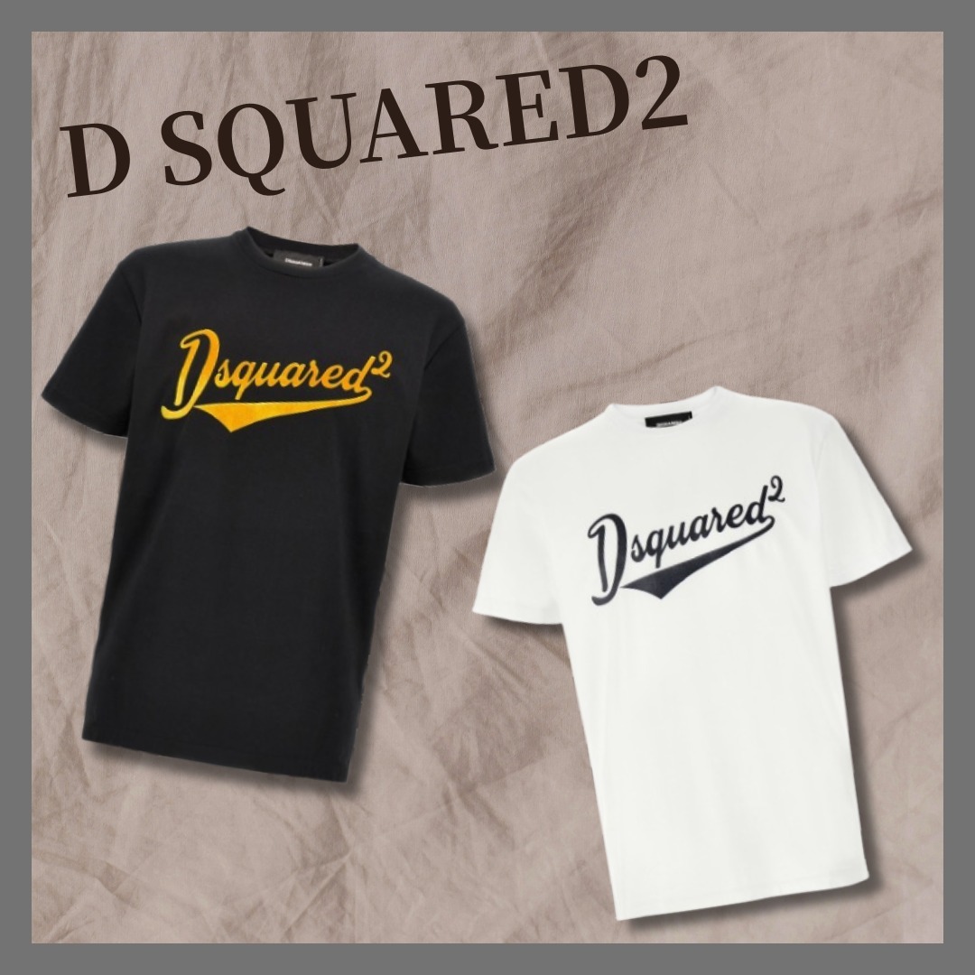 Tシャツ・カットソー D SQUARED2 Cool Fit Velvet Logo T-Shirt
