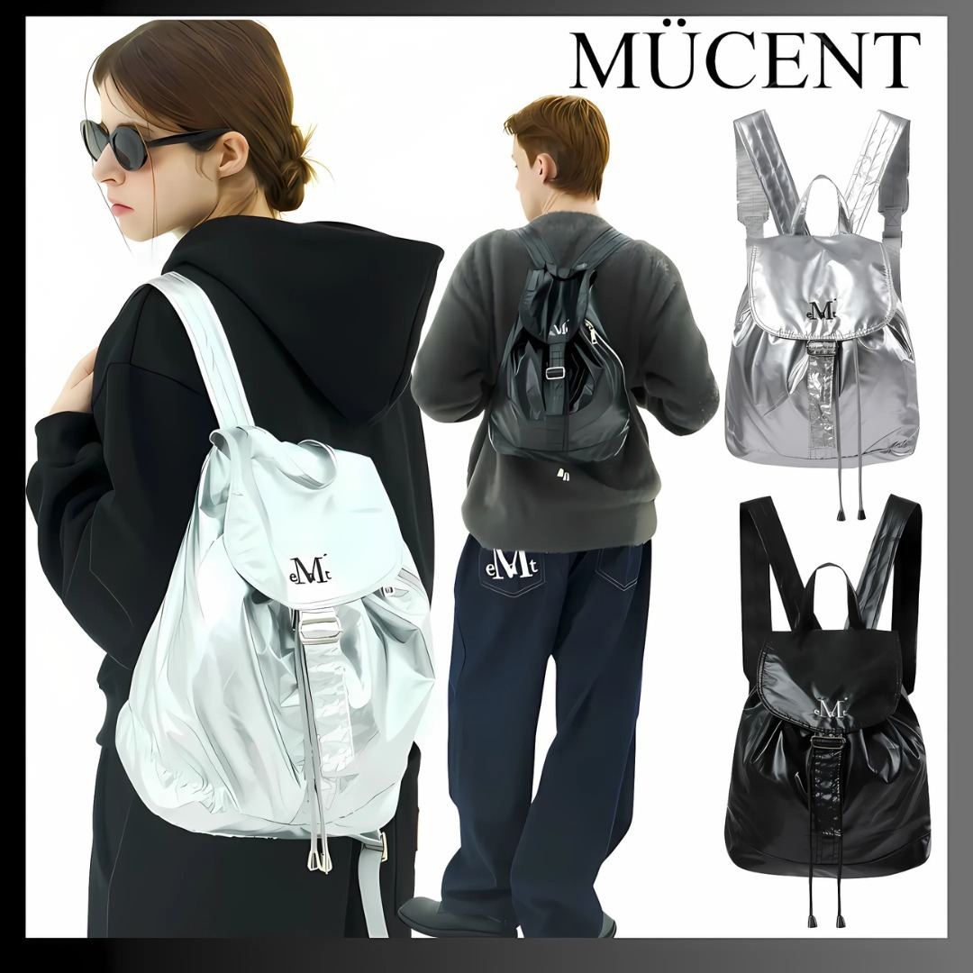 MUCENT☆大人気♪Glossy String Mini Backpack