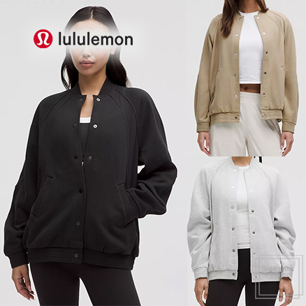 【lululemon】オーバーサイズ Scuba Collegiate Jacket セール