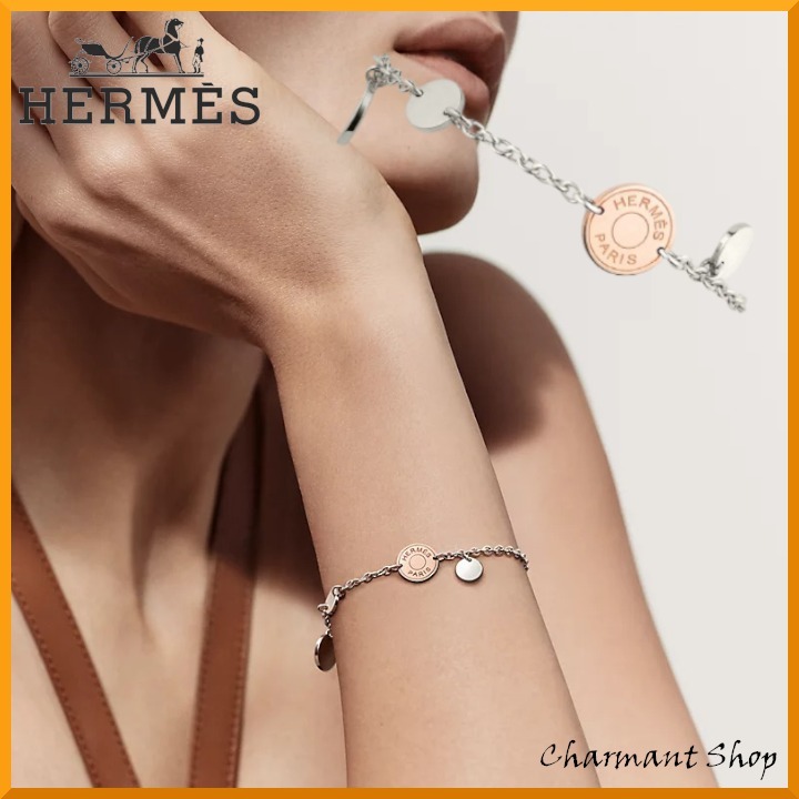 【HERMES】☆女性らしいピンクゴールド☆ ブレスレット