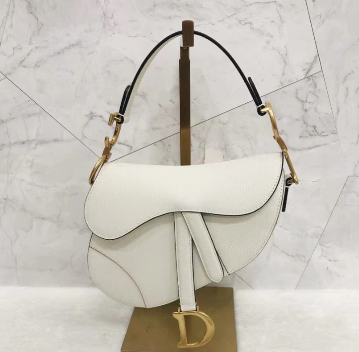 Dior《Saddle バッグ ミニ》ミルク カーフスキン 2way DHL 直営
