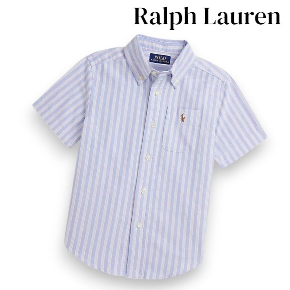 【Ralph Lauren】パステルカラーのストライプ！ 半袖シャツ