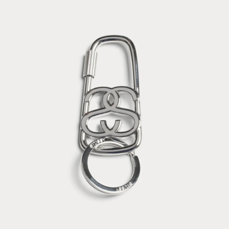 キーケース・キーリング STUSSY SS LINK TWIST CARABINER 5FT1623