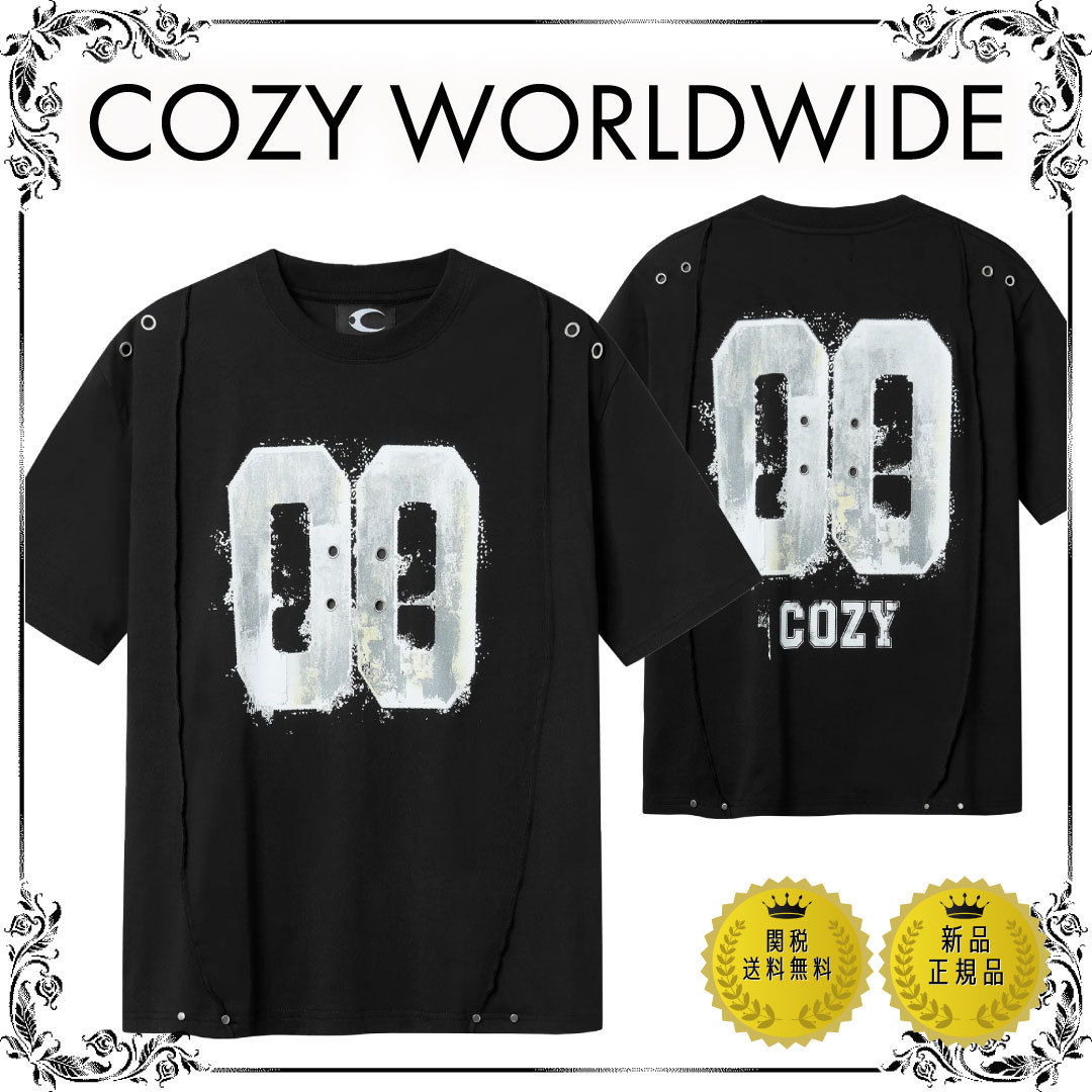 COZY WORLDWIDE 00 Knight Club 半袖 Tシャツ Black○関送無料○