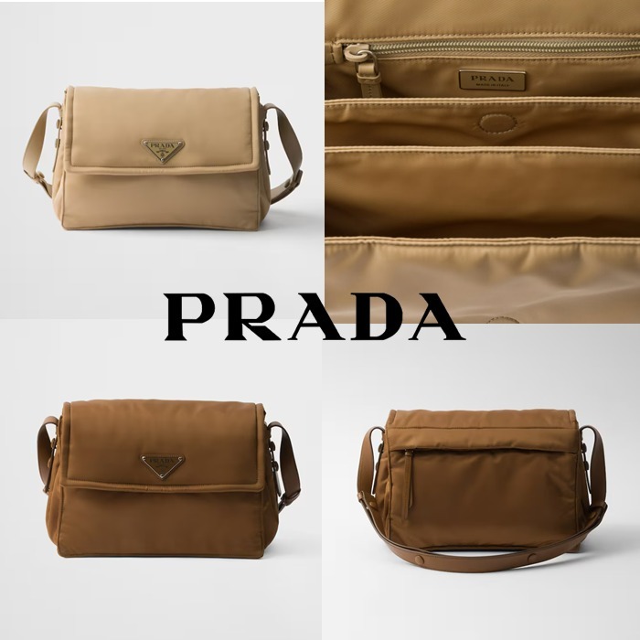 新作【PRADA】ミディアム パデッドRe-Nylon ショルダーバッグ