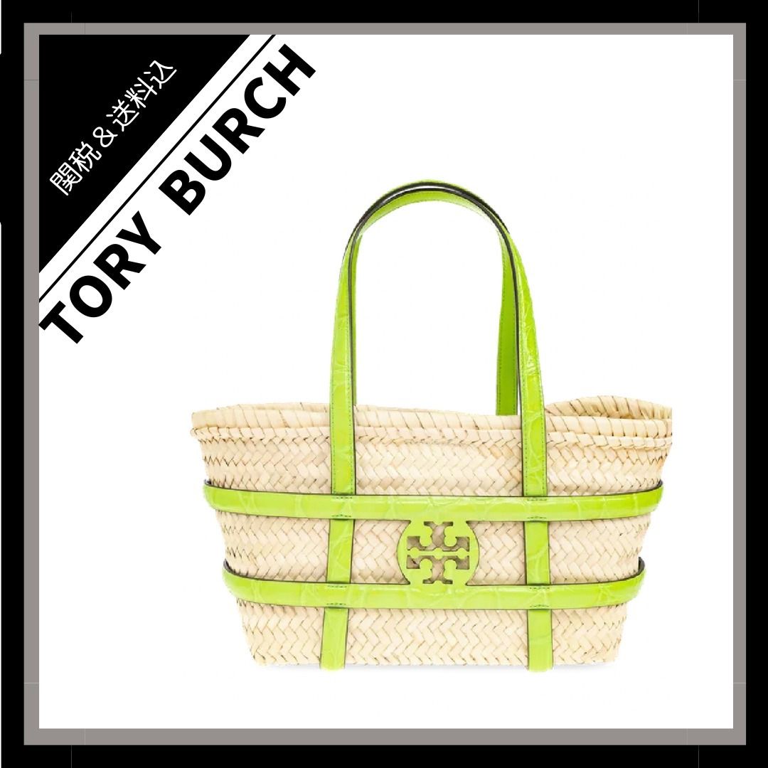 *Tory Burch*スモール エラ ストロー バスケットバッグ