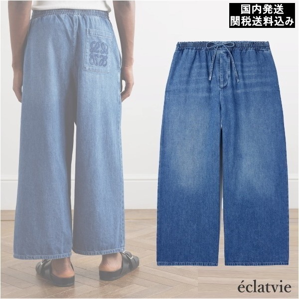 【関税込・国内発送】LOEWE Paula's Ibiza クロップド ジーンズ