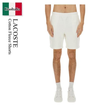 ホワイト（白）系 LACOSTE(ラコステ) ハーフ・ショートパンツ