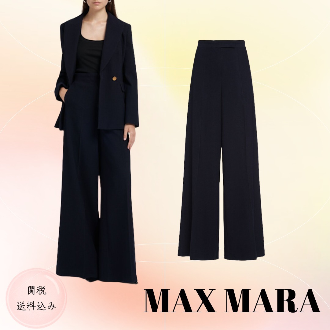 MAX MARA【関税送料込】Osol ウールブレンドパンツ