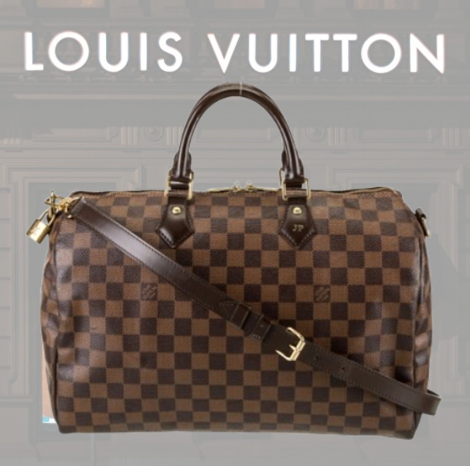 【希少】 LOUIS VUITTON Damier Ebene Speedy Bandouliere 35