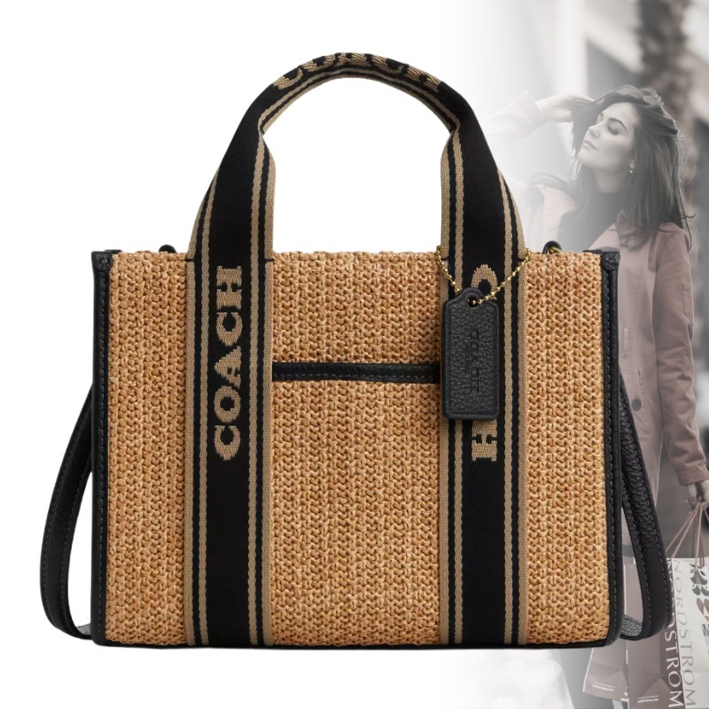 【COACH】コーチ スミス ストロー トート バッグ 24
