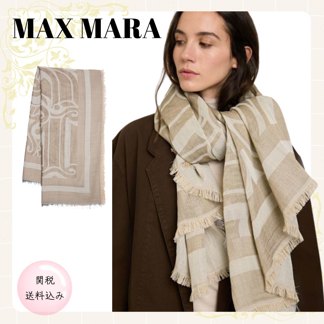 MAX MARA【関税送料込】Mia ウールブレンドストール