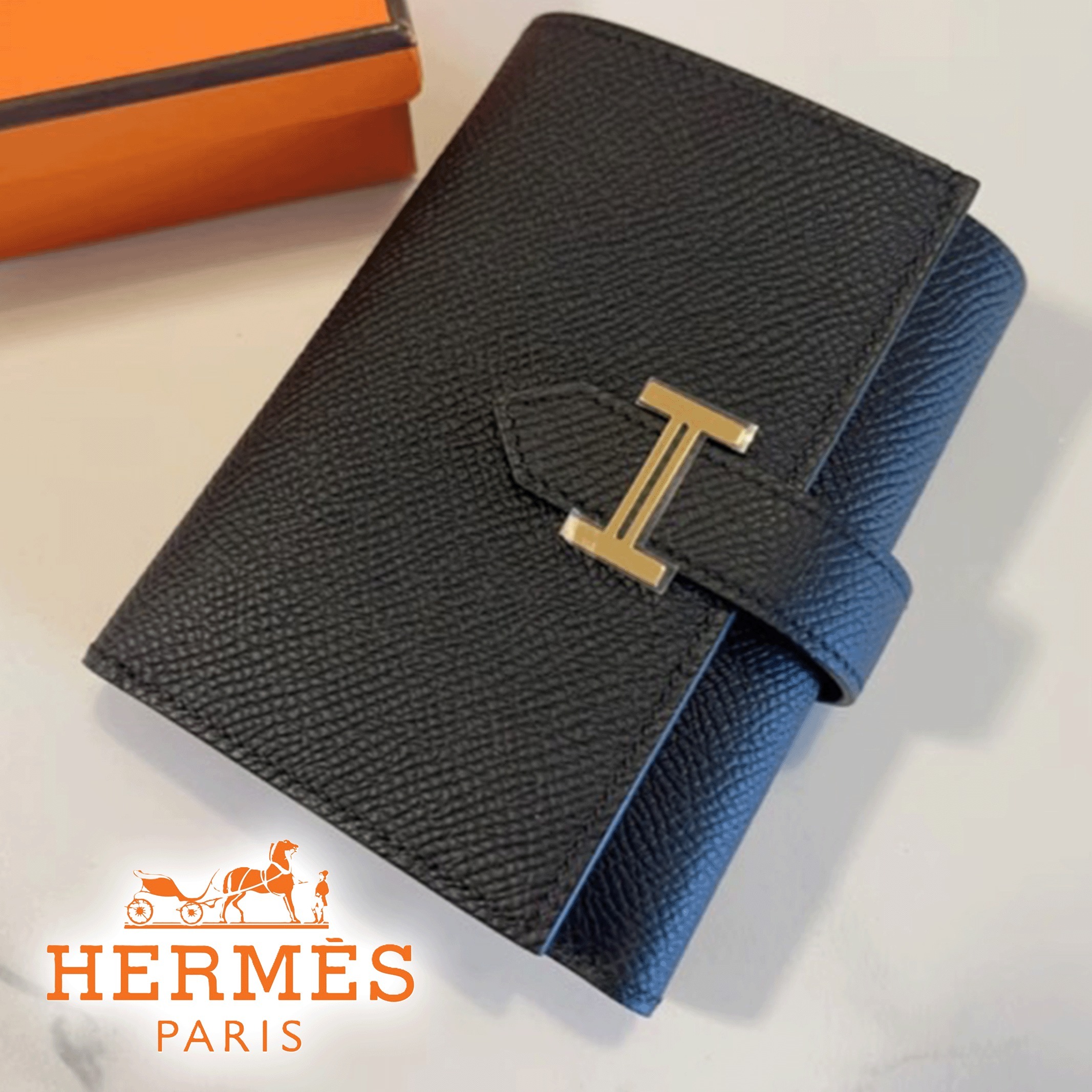 毎日使いたくなる上品アイテム★【HERMES】ベアン ミニ財布