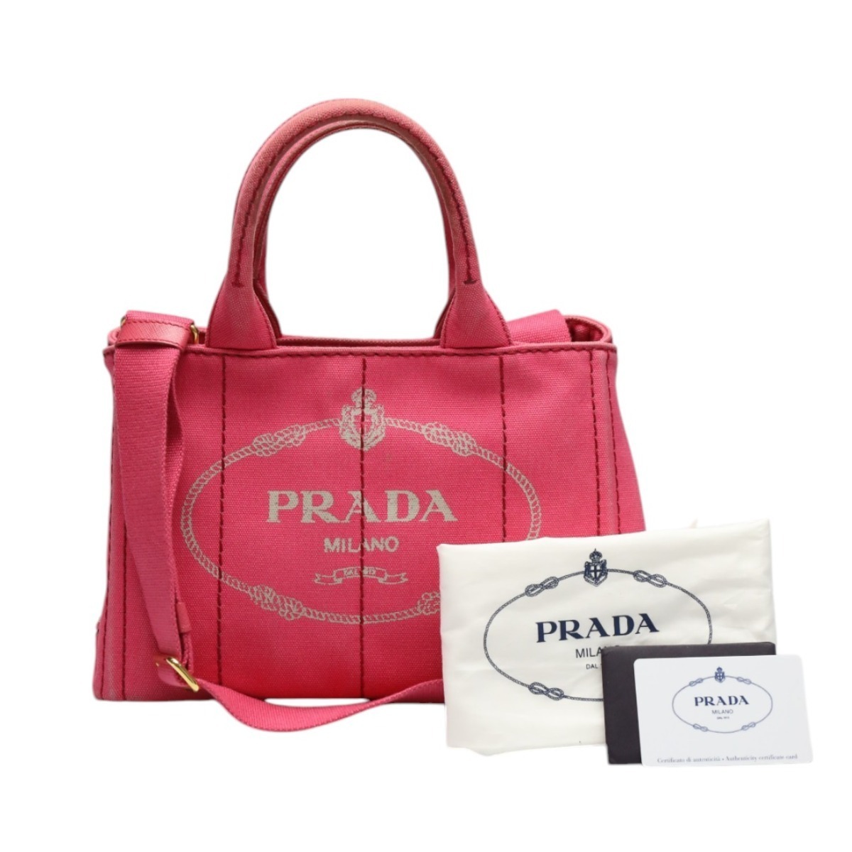 PRADA カナパミニトート トートバッグ 1BG439