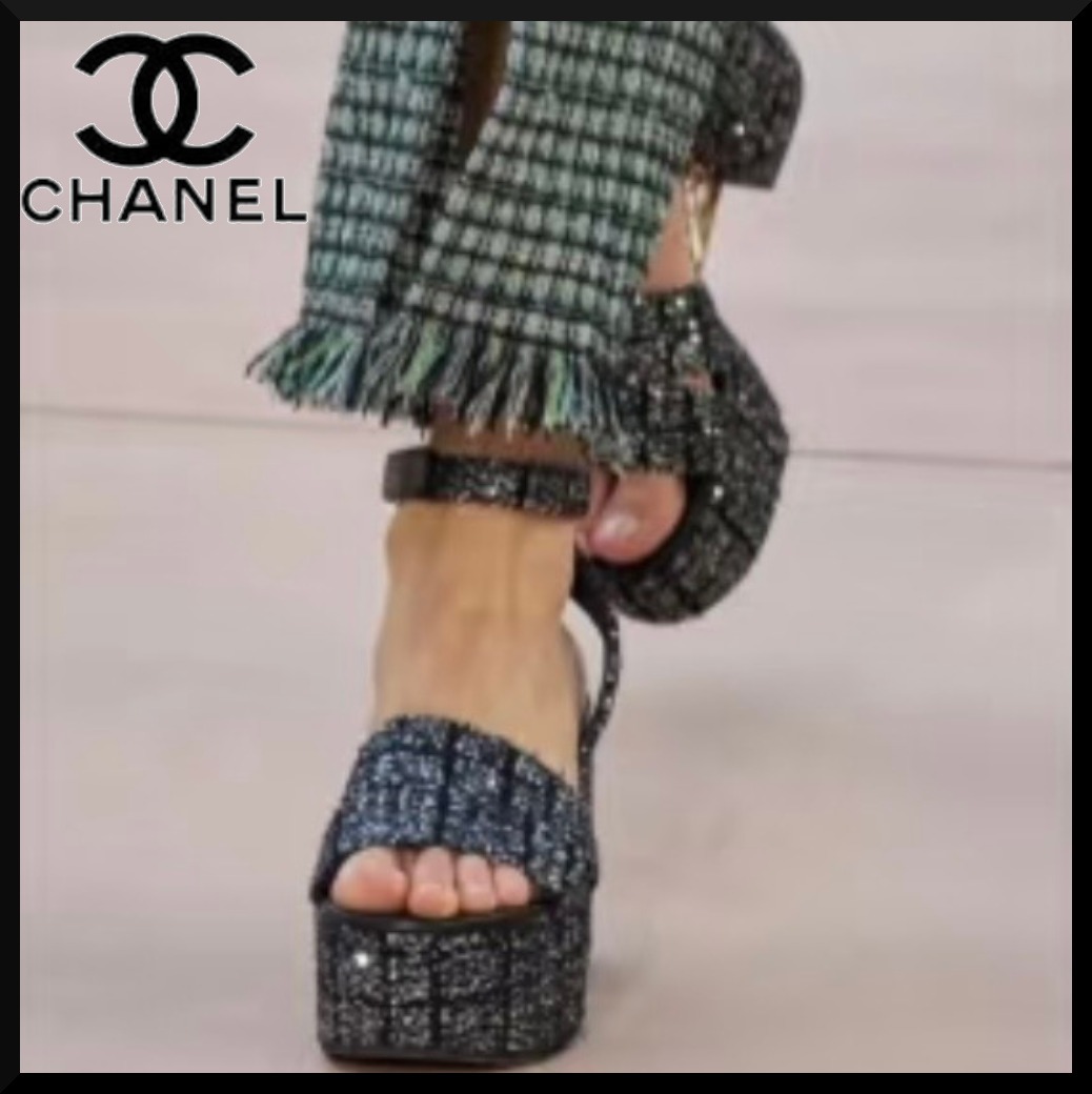 【視線を独り占め♪】CHANEL 25SS サンダル