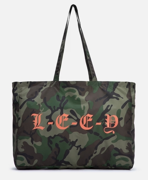 国内発送 YEEL☆カモフラージュ 迷彩柄 ロゴ トートバッグ