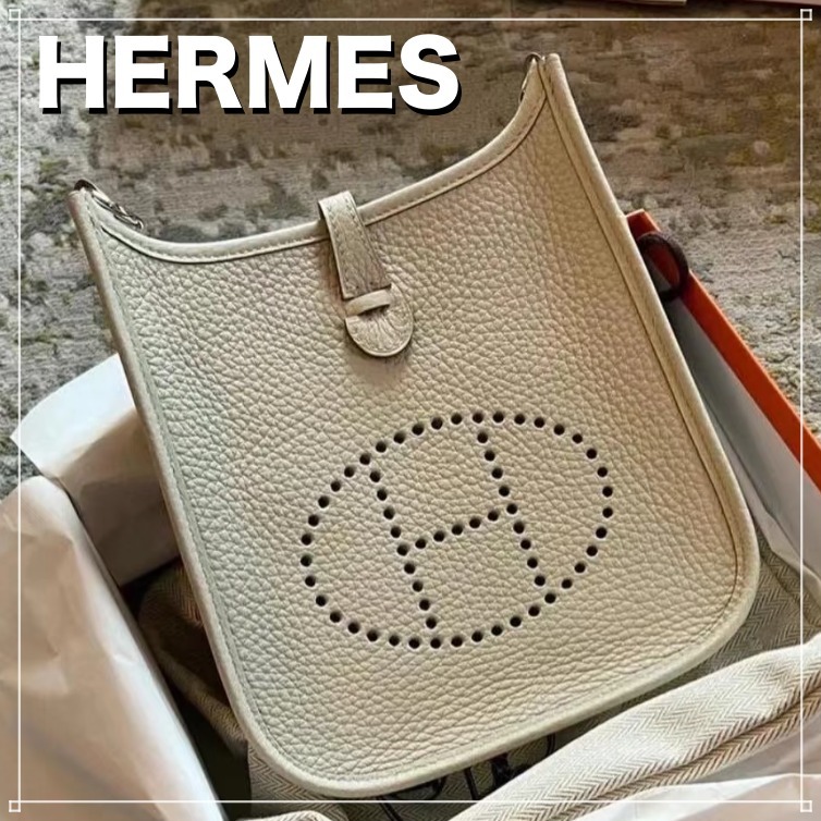 【希少・正規品】HERMES エヴリン TPM べトン ゴールド金具