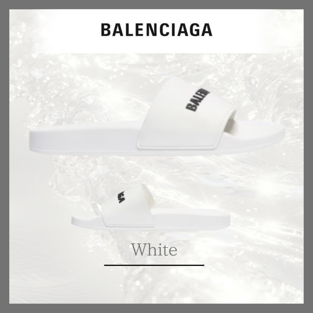 直営店直送【BALENCIAGA】プールスライドサンダル