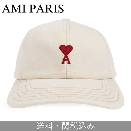 ホワイト（白）系 AMI PARIS(アミ パリス) キャップ(レディース