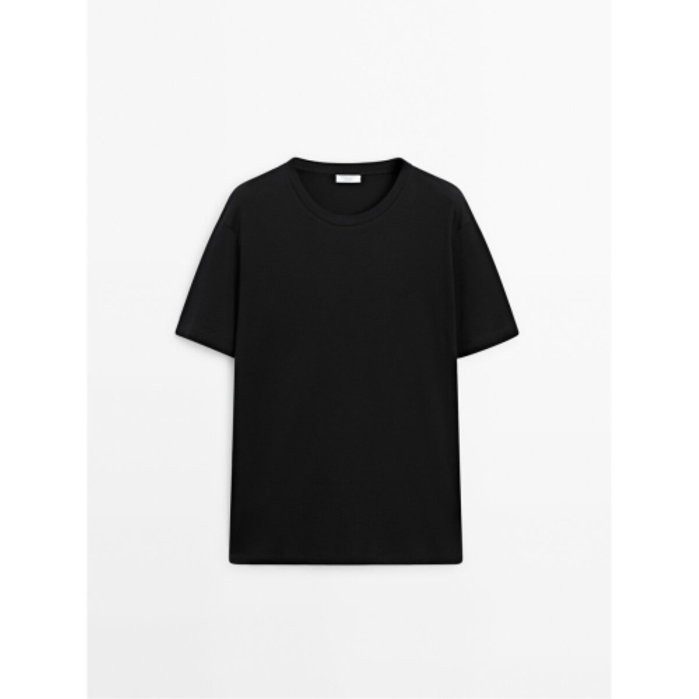 ★Massimo Dutti★ 100% cotton wide fit t-shirt