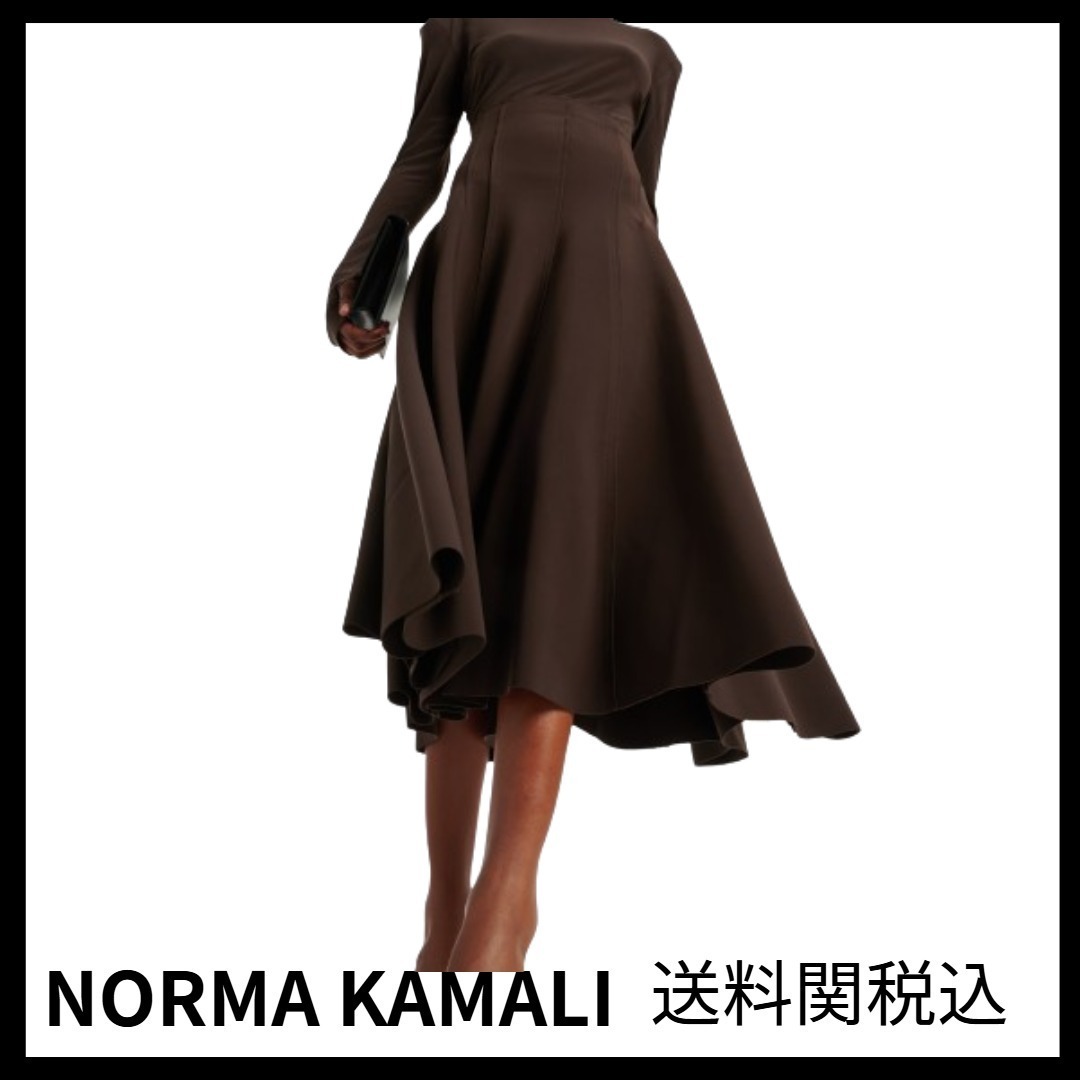 送料関税込み★NORMA KAMALI★グレース・マキシスカート