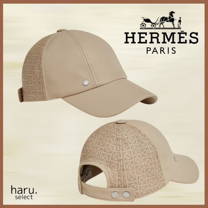 上質☆ラムスキン100%【HERMES】Serena Medor キャップ (HERMES