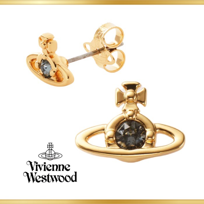 【Vivienne Westwood】NANO SOLITAIRE シングルピアス（片耳用）